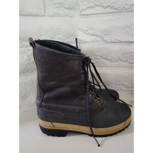 Vintage Mens Davos camping insulated Duck boots size 10